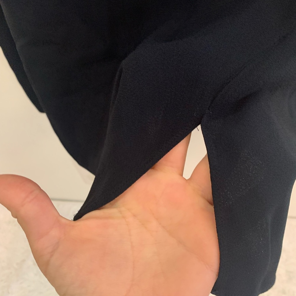 Theory Black Collared Mini Dress - Picture 5 of 6